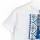 Детская трикотажная вышиванка с коротким рукавом