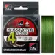 Шнур DAM CrossPower 4-braid 110m green (0,20мм 9,9кг/22Lb )
