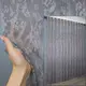 Тюль жаккард мрамор. Цвет серый. Код 1372т