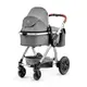Универсальная коляска 3 в 1 Kinderkraft Veo Gray KKWVEOGRY30000
