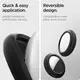 Чехол Spigen для Apple AirTag - Silicon Fit (2ш), силиконовый черный (AHP03070)