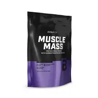 Гейнер BioTech Muscle Mass, 1 кг Клубника