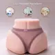 Vicky vibrating секс-кукла торс с 3 режимами скорости и 7 режимами вибрации