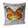 Подушка диванная с бархата All is bright (butterfly) 45x45 см (45BP_FLORA002)