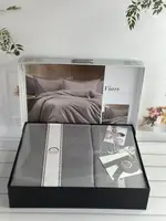 Viars Однотонное постельное белье. Евро размер. Romeo home Турция.