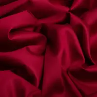 Тканина сатин для постільної білизни однотонна, щіл 130 г/м2 210 ТС, бавовна, 240 см V-33 бордо