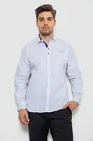 Сорочка чоловіча з принтом, колір білий, 214R7172