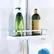 Полка для ванной комнаты Shower Rack Регулируемая стойка для душа с держателем шланга и крючками