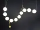 Люстра светодиодная подвесная LED светильник для квартиры на потолок лэд 27206 Латунь 30-160х20х150 см.