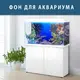 Яркая наклейка в аквариум с морским миром 40х65 см.