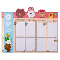 Планинг настольный YES Line Friends 252176 34.5х27 см 52 листа