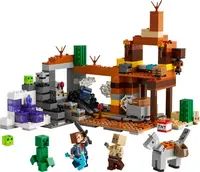 Конструктор LEGO Minecraft Занедбана шахта в безплідних землях 538 деталей (21263)