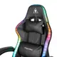 Кресло геймерское Kruger&Matz GX-150 с подсветкой RGB / Кресло для геймера компьютерное игровое