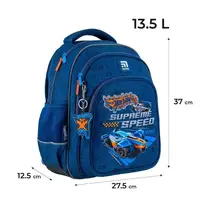 Набір Kite рюкзак + пенал + сумка для взуття SET_HW24-763S Hot Wheels