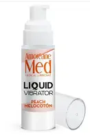 Стимулюючий лубрикант від Amoreane Med: Liquid vibrator - Peach (рідкий вібратор), 30 ml