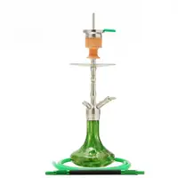 Кальян AMY Deluxe SS 12 Little palm высота 57 см на 1 персону зеленый