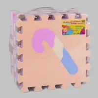 Игровой коврик-пазл массажный 16 деталей. (98666)