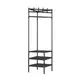 Вешалка-стойка с полками для обуви 185*40см R94067-BL