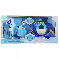 Игровой набор "Карета с куклой" 2205B-6A со звуковыми эффектами 2206A