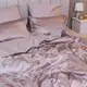 Постельное белье семейное Tiare Сатин Жаккард 2202-S 210х143х2 см фиолетовое