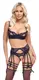 Эротический кружевной комплект с подтяжками от Cottelli LINGERIE Размер 75B/S