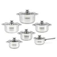 Набор посуды Holmer CS-11252-SS 12 предметов