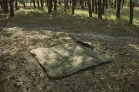 Спальний мішок з флісом ЗИМА (ковдра з капюшоном), Піксель, ширина 100 см