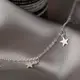 Колье женское 7 Звезд 8475 40 см серебристое