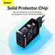 Адаптер сетевой Baseus Compact  Charger 3U 17W EU |3USB, QC, 3.4A|  (CCXJ020102)