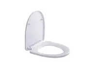 Сиденье для унитаза EUR TS-2585 дюропластовое, Soft Close, металл.крепл.