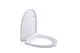 Сиденье для унитаза EUR TS-2585 дюропластовое, Soft Close, металл.крепл.
