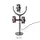 Держатель с кольцевым освещением HOCO Rouge desktop fill light live broadcast stand LV01