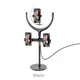 Держатель с кольцевым освещением HOCO Rouge desktop fill light live broadcast stand LV01