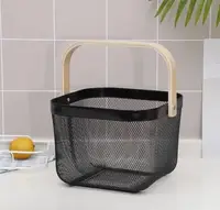 Кошик з ручками Ardesto Midori AR-0901-B 25х24.5х18 см чорний