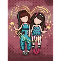 Картина по номерам "Fireworks Santoro Gorjuss Collection" 30х40 см