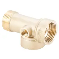 Соединитель пятивыводной 80мм 1”М×1”F×1”F×1/4”M×1/4”F ∠180° AQUATICA (779599)