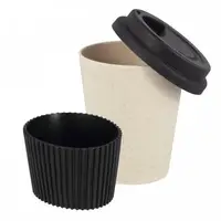 Склянка з кришкою Kamille KM-1135-Beige 400 мл бежева