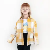 Рубашка в клетку фланель Mustard