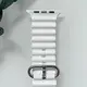 Силиконовый ремешок для Smart Watch Ocean Band 42/44/45/49 (Белый)