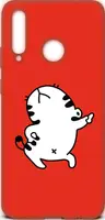Чехол-накладка TOTO Cartoon Soft Silicone TPU Case Huawei P Smart+ 2019 Cat Red