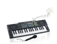 Дитячий синтезатор Keyboard R 69 із мікрофоном 37 клавіш. Black and White (182440)
