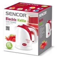 Електрочайник Sencor SWK-1504RD 1,5 л бiлий з червоним