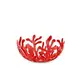 Ваза для фруктов Alessi Mediterraneo 25 см красная