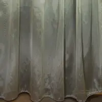 Ткань тюль органза сетка однотонный Dens V-01 сіра