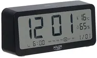 Настольные часы Adler AD 1195 black 5х9.3х19.2 см черные