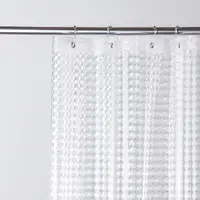 Штора для ванної кімнати CHRYSTAL 3D  з кільцями 12 шт.Розмір 180х180. Матеріал PEVA.