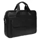 Мужская кожаная сумка для ноутбука Borsa Leather 1t9036-black