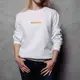 Свитшот "Лидер сомнений" женский, Белый, XXL, русский