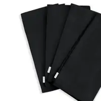 Набір із 4-х серветок 30х30 BLACK SATIN