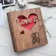 Оригинальная фотокнига из дерева «Love is»